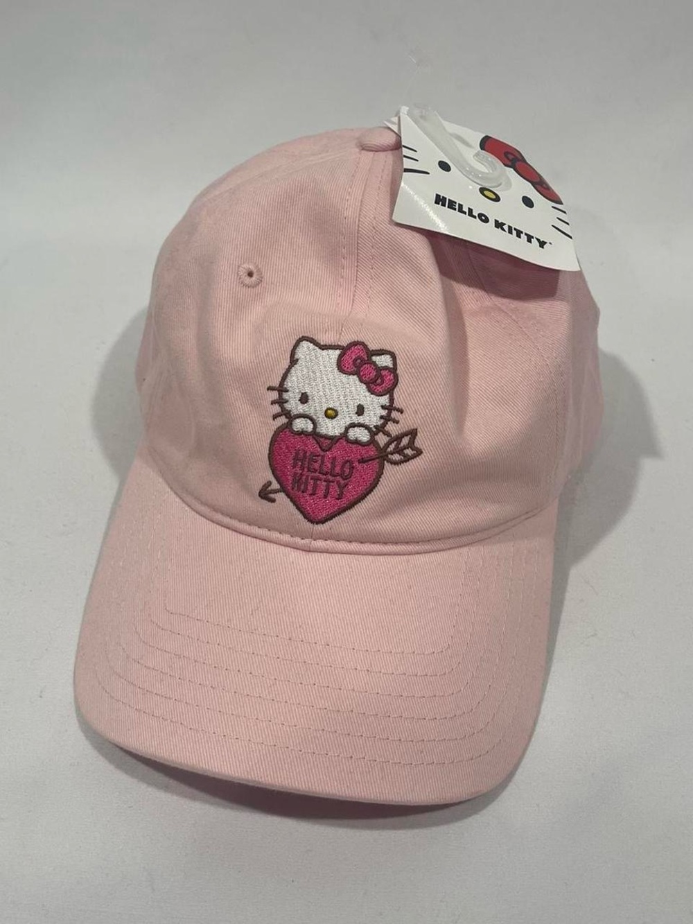 Hello Kitty pink baseball cap